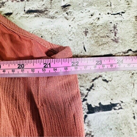 Forever 21+ Dress Women’s 3XL Orange Plus Size Spaghetti Strap Mini - Picture 5 of 6